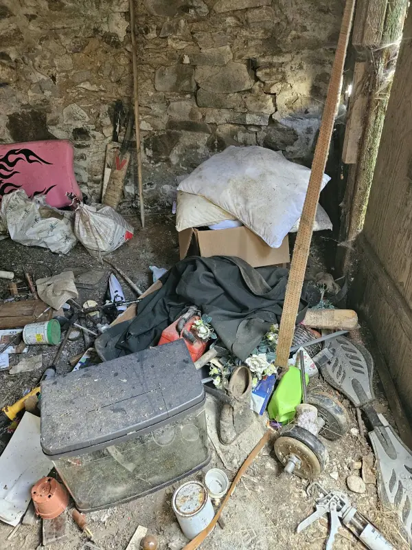 House clearance in Callington before